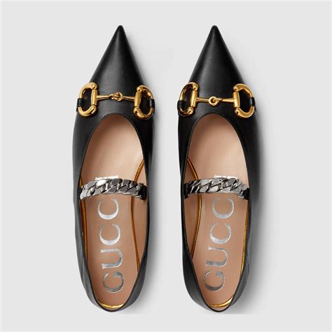 outlet ballerine gucci|gucci ladies ballet flats.